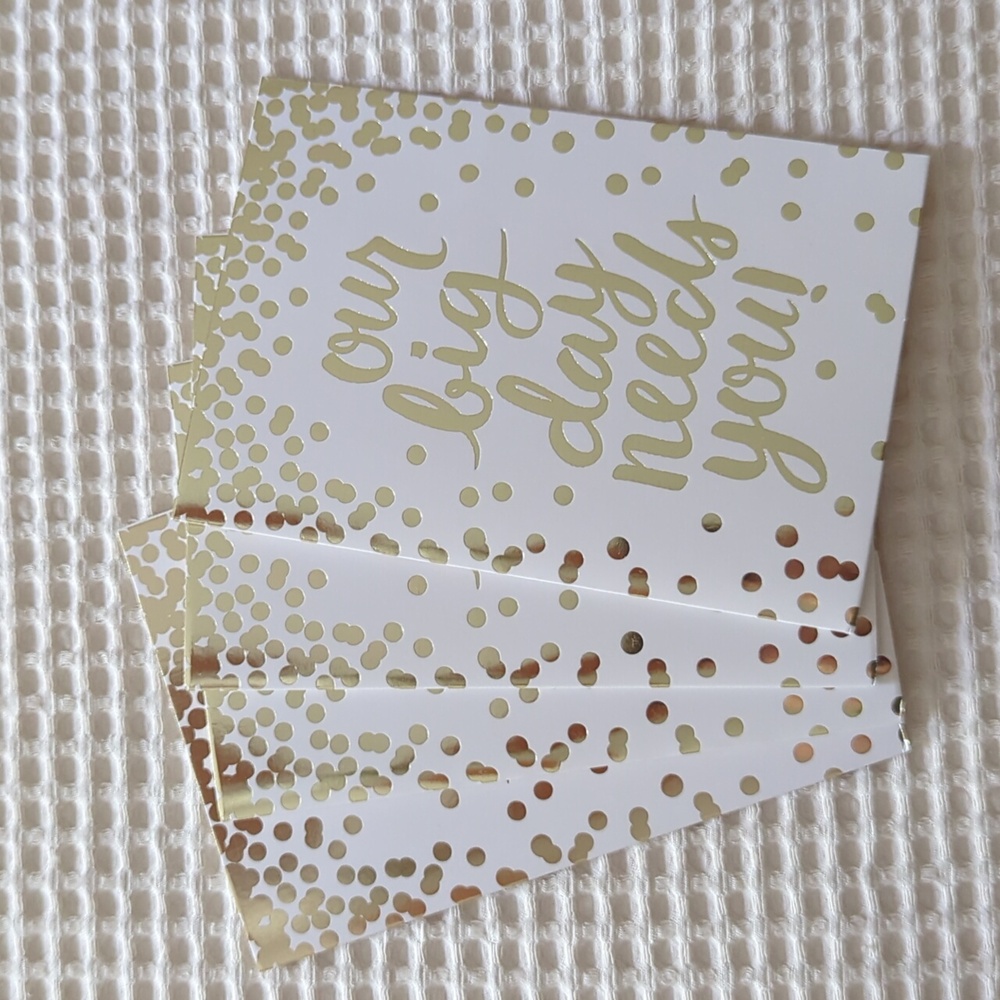 Wedding Bridesmaid Cards (Set of 4)
